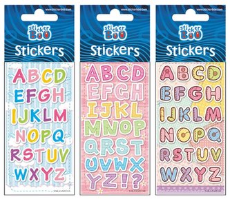 Naklejki Sticker BOO literki2