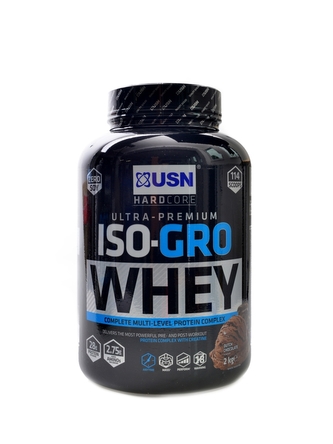 USN - Iso-Gro whey protein 2000 g - čokoláda