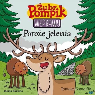 Żubr Pompik 21 Poroże jelenia Żubr Pompik 21 Poroże jelenia
