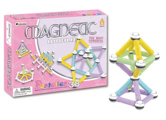 Klocki magnetyczne 38 el.