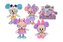 Disney Pluszowa Minnie w przebraniach 18cm mix