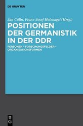 Positionen der Germanistik in der DDR