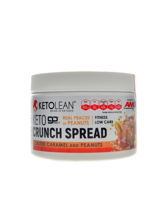 Amix Ketolean - Keto crunch spread 250g salted caramel peanut
