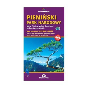 Pieniński Park Narodowy mapa