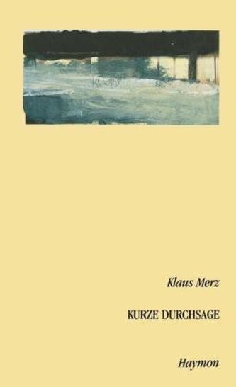Kurze Durchsage