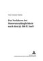 Das Verfahren bei Masseunzulänglichkeit nach den §§ 208 ff. InsO