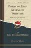 Poems of John Greenleaf Whittier