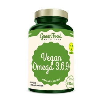 GreenFood nutrition - Vegan Omega 3,6,9 60 kapslí