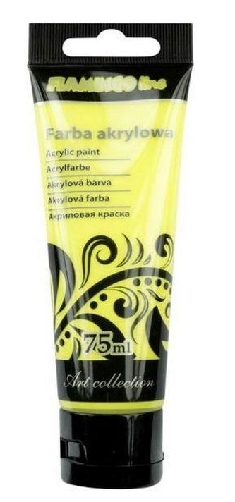 Farba akrylowa 75ml 003 cytrynowa