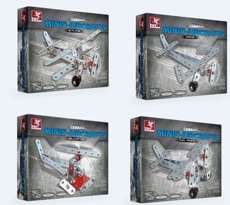 Metalowe konstrukcje - Samoloty mix TOY KRAFT Metalowe konstrukcje - Samoloty mix TOY KRAFT