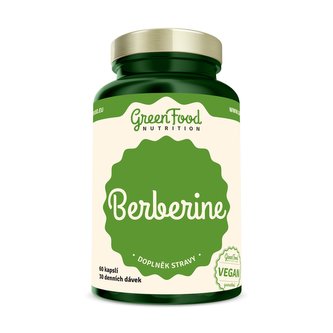 GreenFood nutrition - Berberine Hcl 60 vegan kapslí