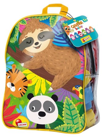 Carotina Baby - Klocki w plecaczku 45el.