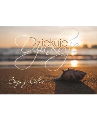 A Kartka składana - Dziękuję Bogu za Ciebie