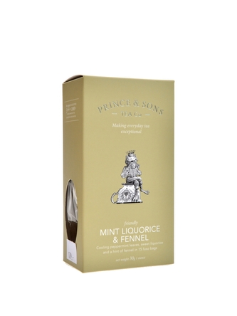 Prince and Sons - Mint Liquorice & Fennel 15 sáčků 30g