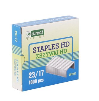Zszywki 23/17 1000 sztuk D.RECT