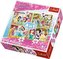 Puzzle 4w1 Radosny dzień księżniczek TREFL