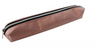 Piórnik Mini textile różowy NARCISSUS