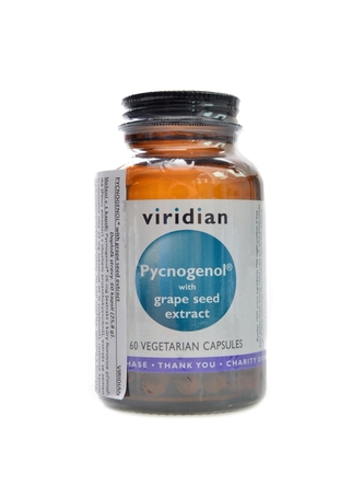 Viridian - Pycnogenol with Grape Seed Extract 60 kapslí Viridian - Pycnogenol with Grape Seed Extract 60 kapslí