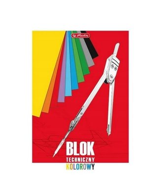 Blok techniczny A3/10K kolorowy (5szt)