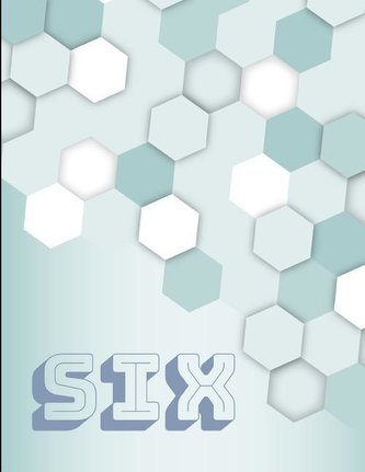 Six: Small Hexagon Graph Paper Notebook