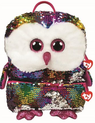 Ty Fashion - Cekinowy Plecak duży - Sowa