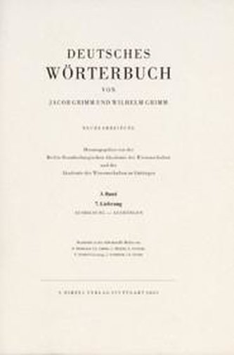 Grimm, Dt.  Wörterbuch Neubearbeitung