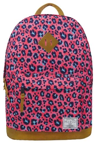 Plecak dwukomorowy różowy Centki PAUL&CO;