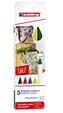Markery do tkanin 5 kol. podstawowych etui EDDING