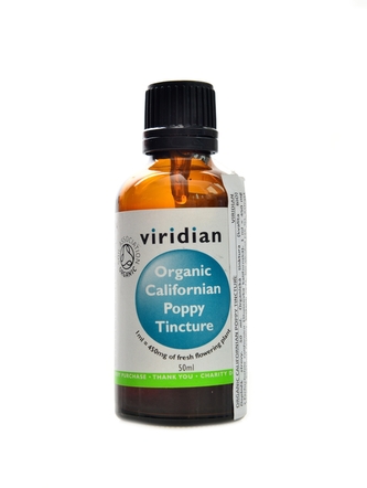 Viridian - Californian Poppy Tincture 50ml Organic Viridian - Californian Poppy Tincture 50ml Organic