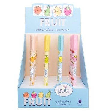 Wymazywalny długopis ze skuwką Fruit (48szt)