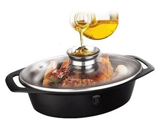 Pekáč Berlingerhaus s mramorovým povrchem 33 cm Granit Diamond Line BH-1460