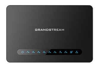Adaptér Grandstream HandyTone HT818 (ATA), IP brána, 8x FXS, 2 SIP účty, 1x Gbit LAN, NAT router, 3-cestná konf., auto-p