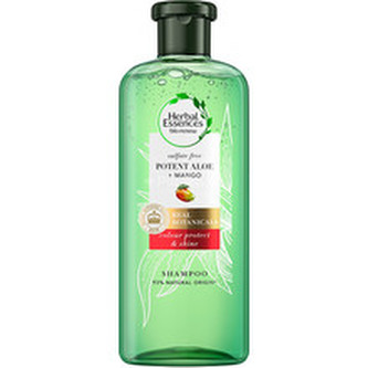 Herbal Essences Šampon pro suché a barvené vlasy Potent Aloe + Mango (Color Protect & Shine Shampoo) Objem 380 ml woman