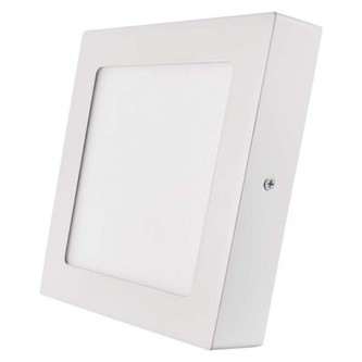 LED panel 170×170, čtvercový přisazený bílý, 12W teplá bílá