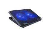 C-TECH chladící podložka pod NTB CLP-140, 15,6\", 2x 140mm, 2x USB, modré podsvícení