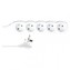 Prodlužovací kabel – 5 zásuvek, 3m, 3× 1,5mm2, bílý