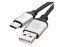 USB kabel 2.0 A/M - C/M 1m černý