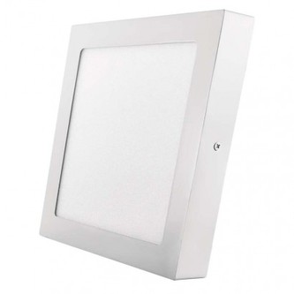 LED panel 224×224, čtvercový přisazený bílý, 18W neutr. bílá