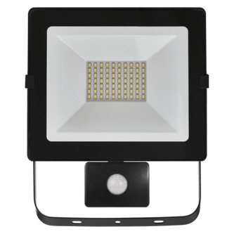 LED reflektor HOBBY SLIM s pohyb. čidlem, 50W neutrální bílá