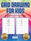 Pencil drawing for beginners step by step (Grid drawing for kids - Anime): This book teaches kids how to draw using grids