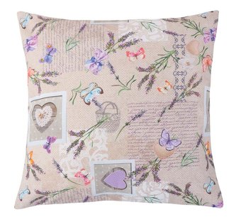 Povláček EMA - patchwork levandule - 45x45 cm