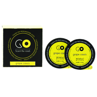 Millefiori Milano Vůně do auta - náhradní náplň GO Hrozny a černý rybíz 2 ks unisex