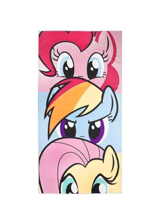 Spokey - HASBRO PINKIE Rychleschnoucí ručník 80x160 - barevný my little pony