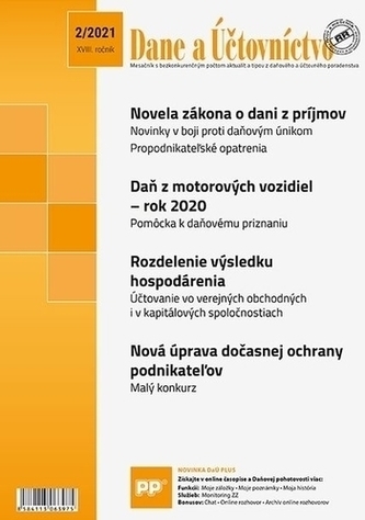 Dane a účtovníctvo 2/2021