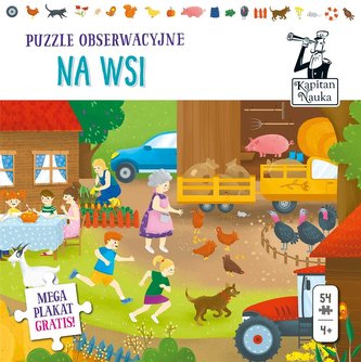 Kapitan Nauka. Puzzle obserwacyjne. Na wsi 4+ Kapitan Nauka. Puzzle obserwacyjne. Na wsi 4+