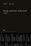 Price Control in Fascist Italy