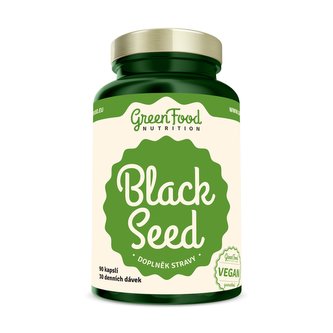 GreenFood nutrition - Black seed 90 vegan kapslí černý kmín