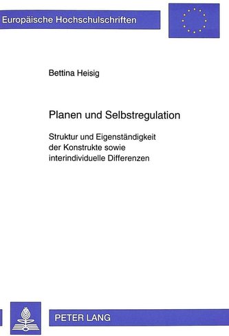Planen und Selbstregulation