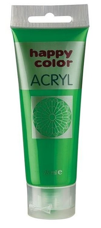 Farba akrylowa 75ml zielona miętowa HAPPY COLOR