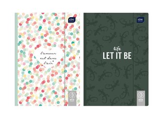 Teczka z gumką A4+ LUX UV Eco (10szt)